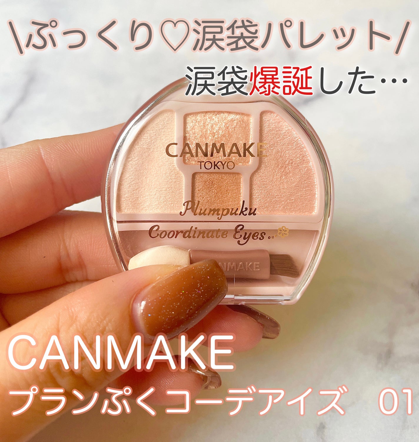 プランぷくコーデアイズ/キャンメイク/パウダーアイシャドウを使ったクチコミ(1枚目)