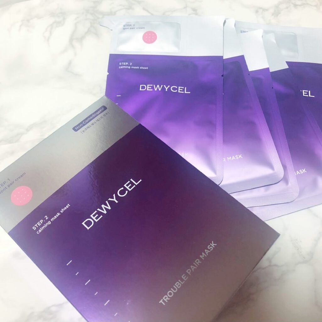 トラブルペアーマスク/DEWYCEL/シートマスク・パックを使ったクチコミ(1枚目)