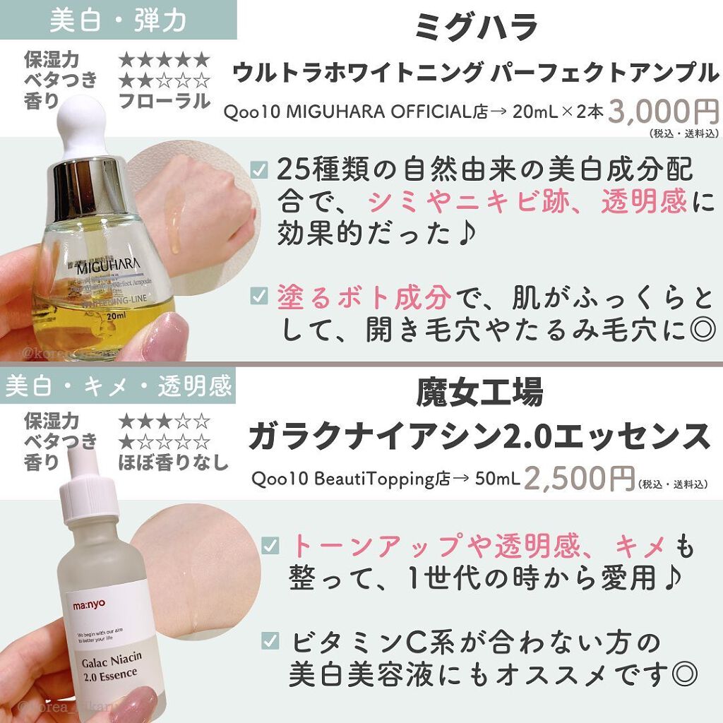 ガラクナイアシン2.0エッセンス/manyo/美容液を使ったクチコミ(6枚目)