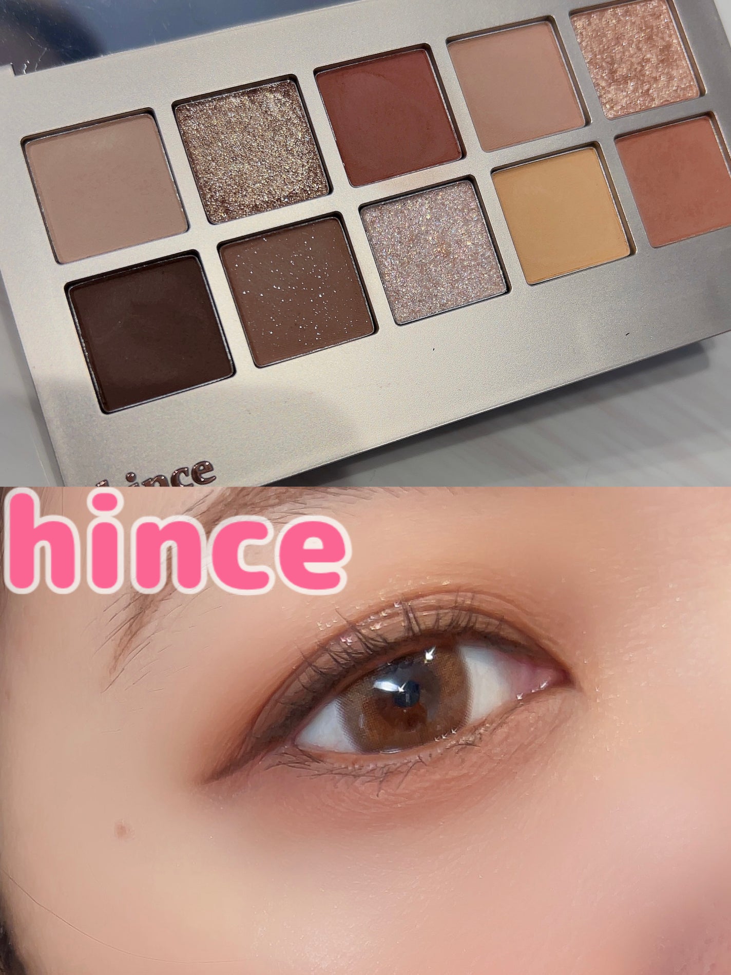 ニューデップスアイシャドウパレット/hince/アイシャドウパレットを使ったクチコミ(1枚目)