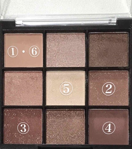 UR GLAM BLOOMING EYE COLOR PALETTE/U R GLAM/アイシャドウパレットを使ったクチコミ(3枚目)