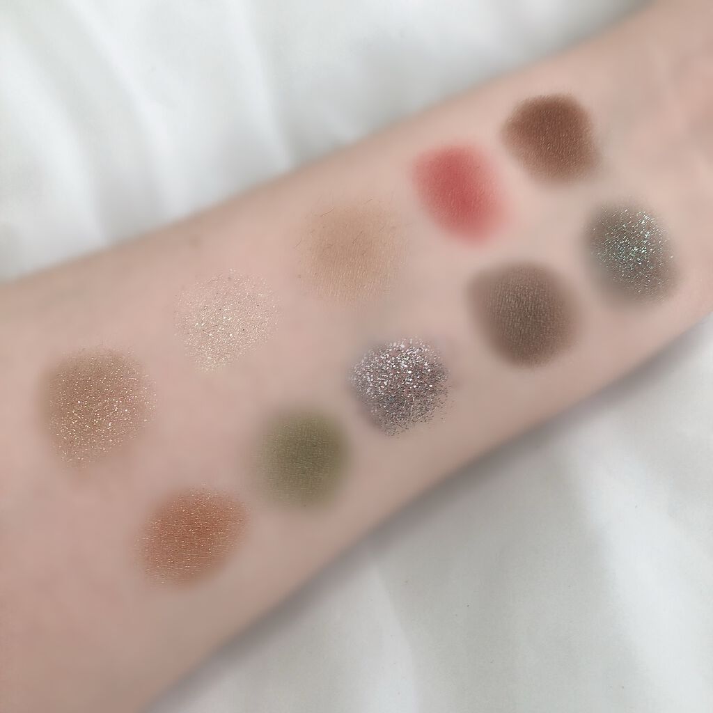 クイーン10色アイシャドウパレット/BLACK TIME/アイシャドウパレットを使ったクチコミ(3枚目)