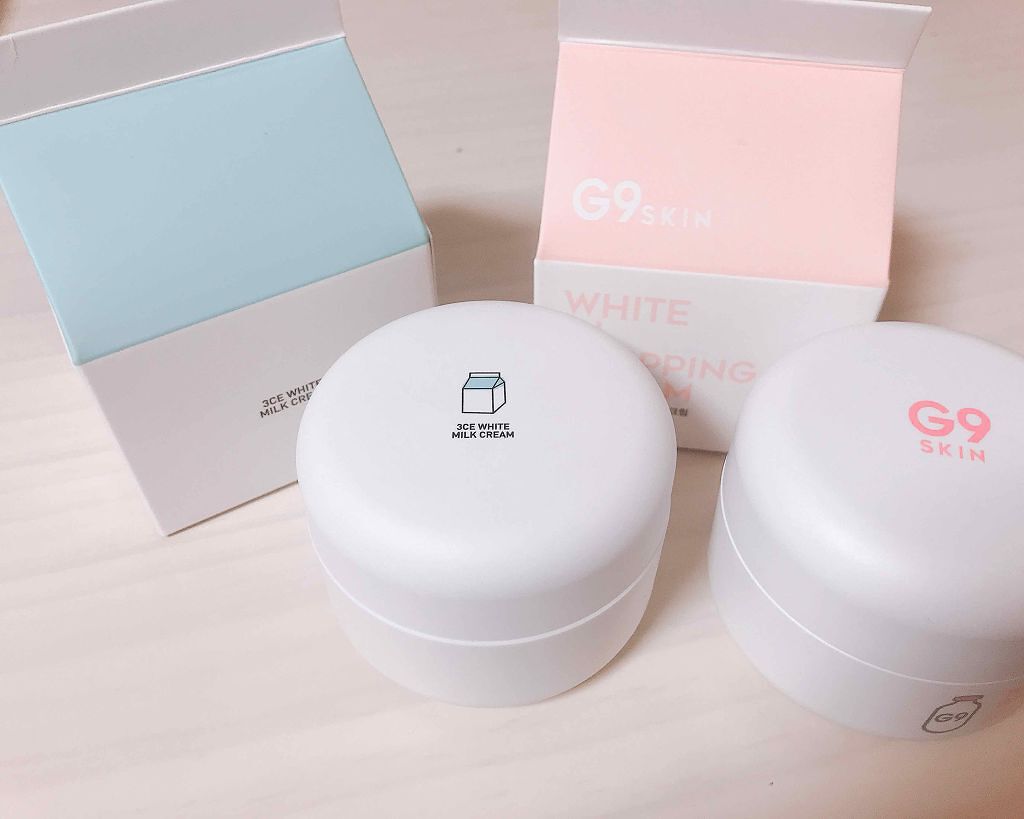 WHITE MILK CREAM/3CE/フェイスクリームを使ったクチコミ(1枚目)