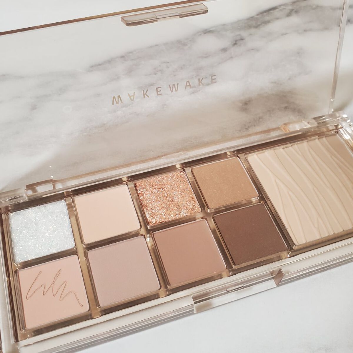 ミックスブラーリングアイパレット/wakemake/マルチパレットを使ったクチコミ（3枚目）