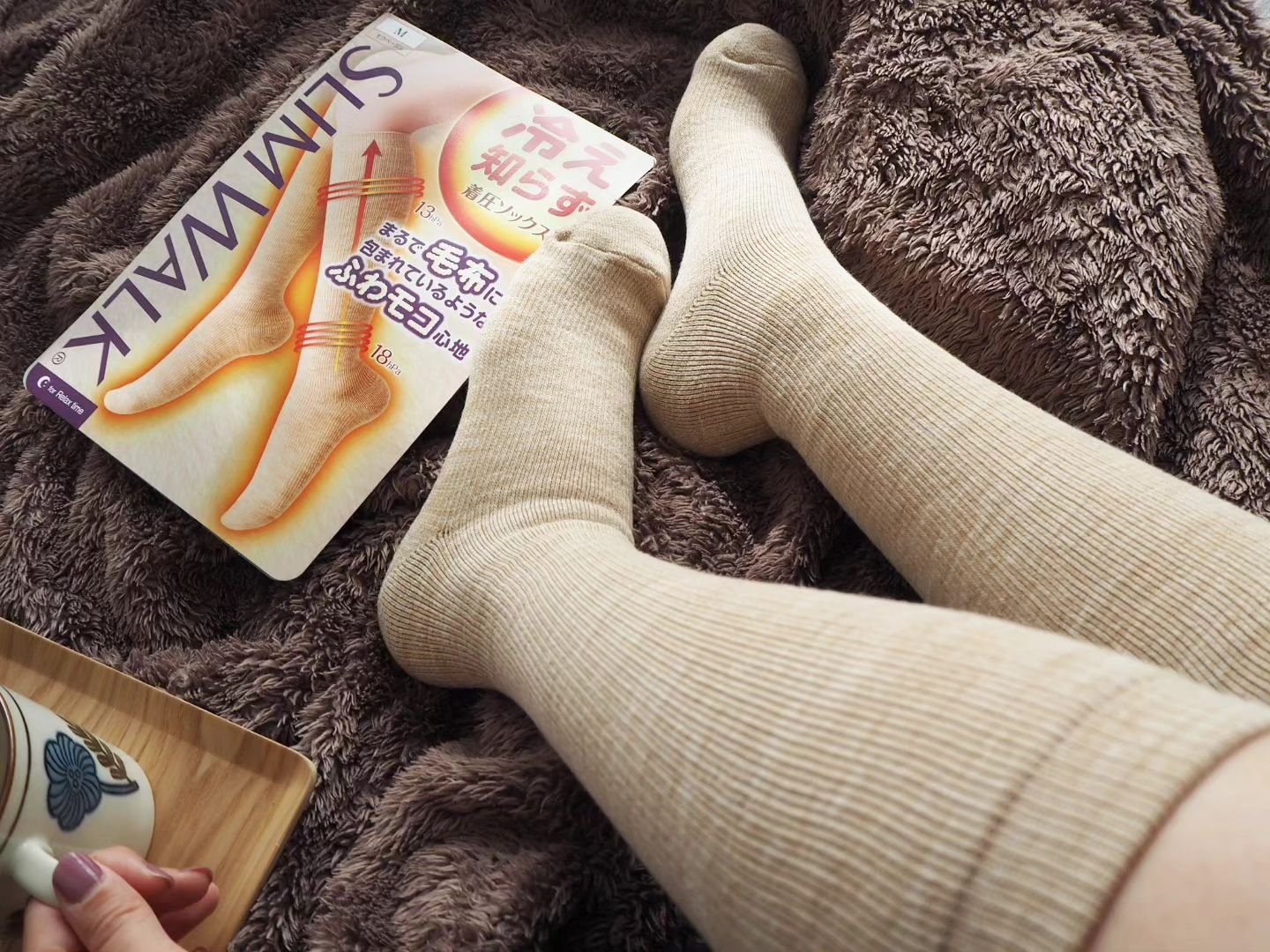 冷え知らず着圧ソックス/SLIMWALK/着圧ソックス・レギンスを使ったクチコミ（1枚目）