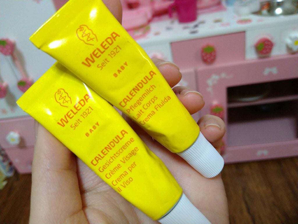 カレンドラ ベビーフェイシャルクリーム/WELEDA/ハンドクリームを使ったクチコミ(1枚目)