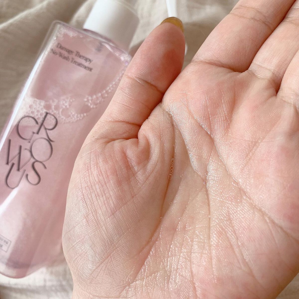 洗い流さないトリートメント/GROWUS/アウトバストリートメントを使ったクチコミ(4枚目)