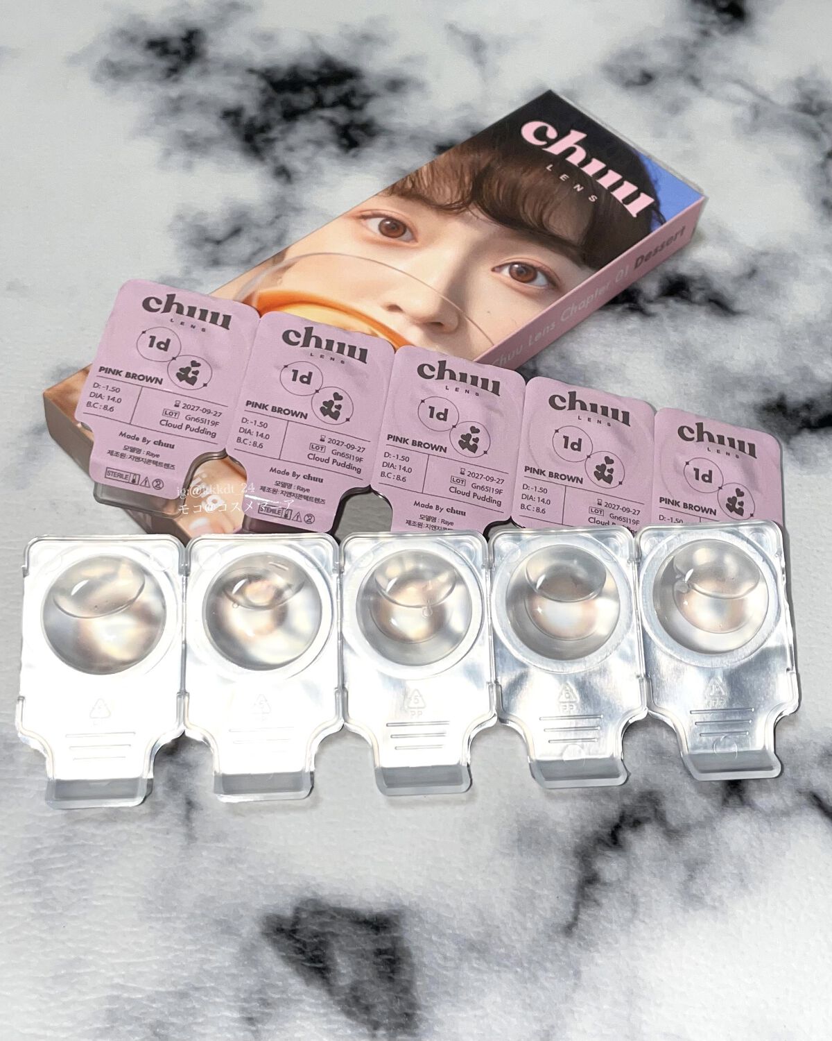 Cloud Pudding /chuu LENS/カラーコンタクトレンズを使ったクチコミ（3枚目）