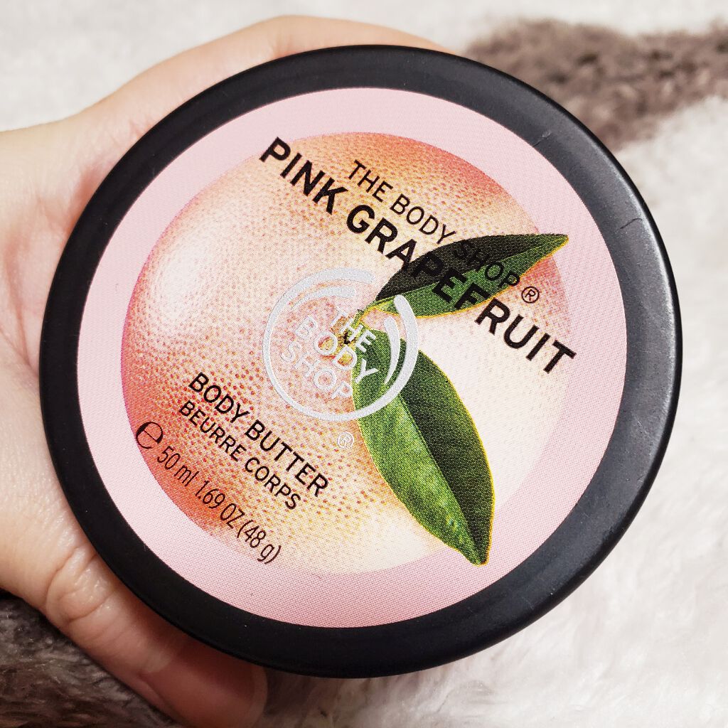 ボディバター ピンクグレープフルーツ/THE BODY SHOP/ボディクリームを使ったクチコミ（1枚目）