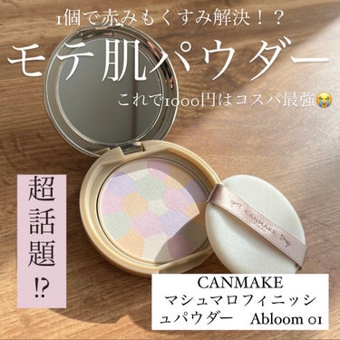 バズりパウダー試しました🌷🌷

購入品
🌟キャンメイクマシュマロフィニッシュパウダー　～Abloom～01ディアレストブーケ


あのデパコスパウダーに似てるとバズっていた商品買ってみました！！

キャ