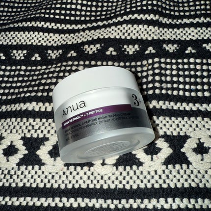 レチノール 3ペプチドナイトリペアクリーム/Anua/フェイスクリームを使ったクチコミ(1枚目)