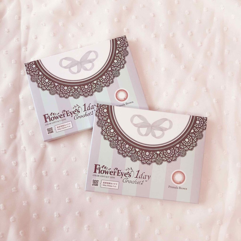 フラワーアイズ ワンデー クロッシェ/株式会社ビューフロンティア/ワンデー（１DAY）カラコンを使ったクチコミ（2枚目）