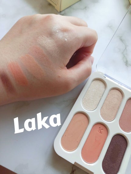 フォーエバー6アイパレット 04 タンピーチ/Laka/アイシャドウパレットの画像