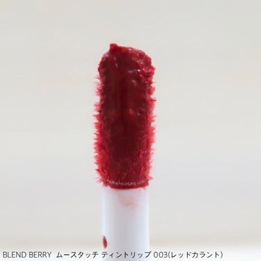 ムースタッチティントリップ		 003 レッドカラント/BLEND BERRY/口紅を使ったクチコミ（3枚目）