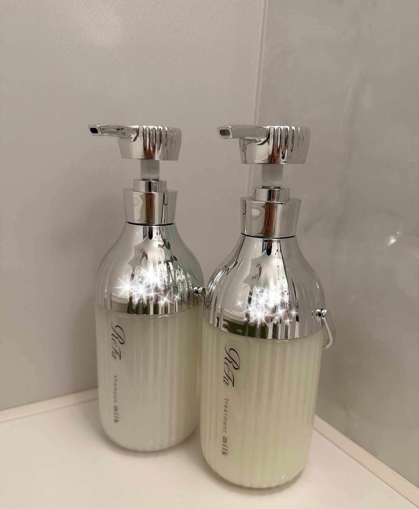 リファミルクプロテインシャンプー/トリートメント/ReFa/シャンプー・コンディショナーを使ったクチコミ(1枚目)