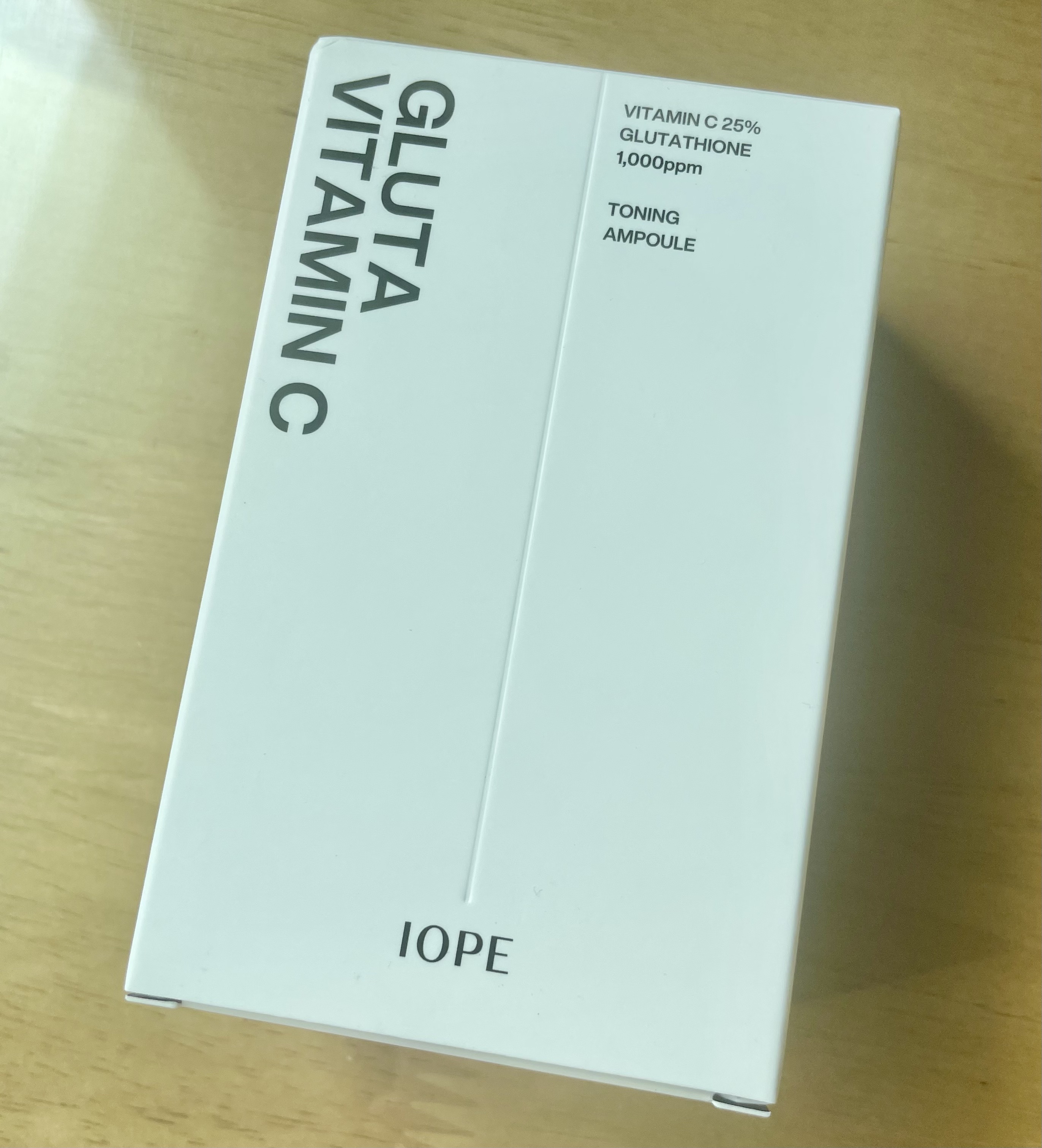 グルタ ビタミンC トーニング アンプル/IOPE/美容液を使ったクチコミ（2枚目）