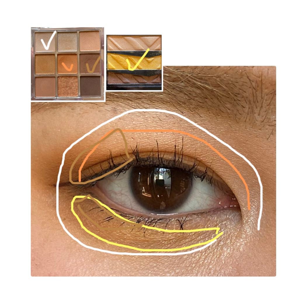 パーツリサイズシャドウ/KATE/アイシャドウパレットを使ったクチコミ(2枚目)