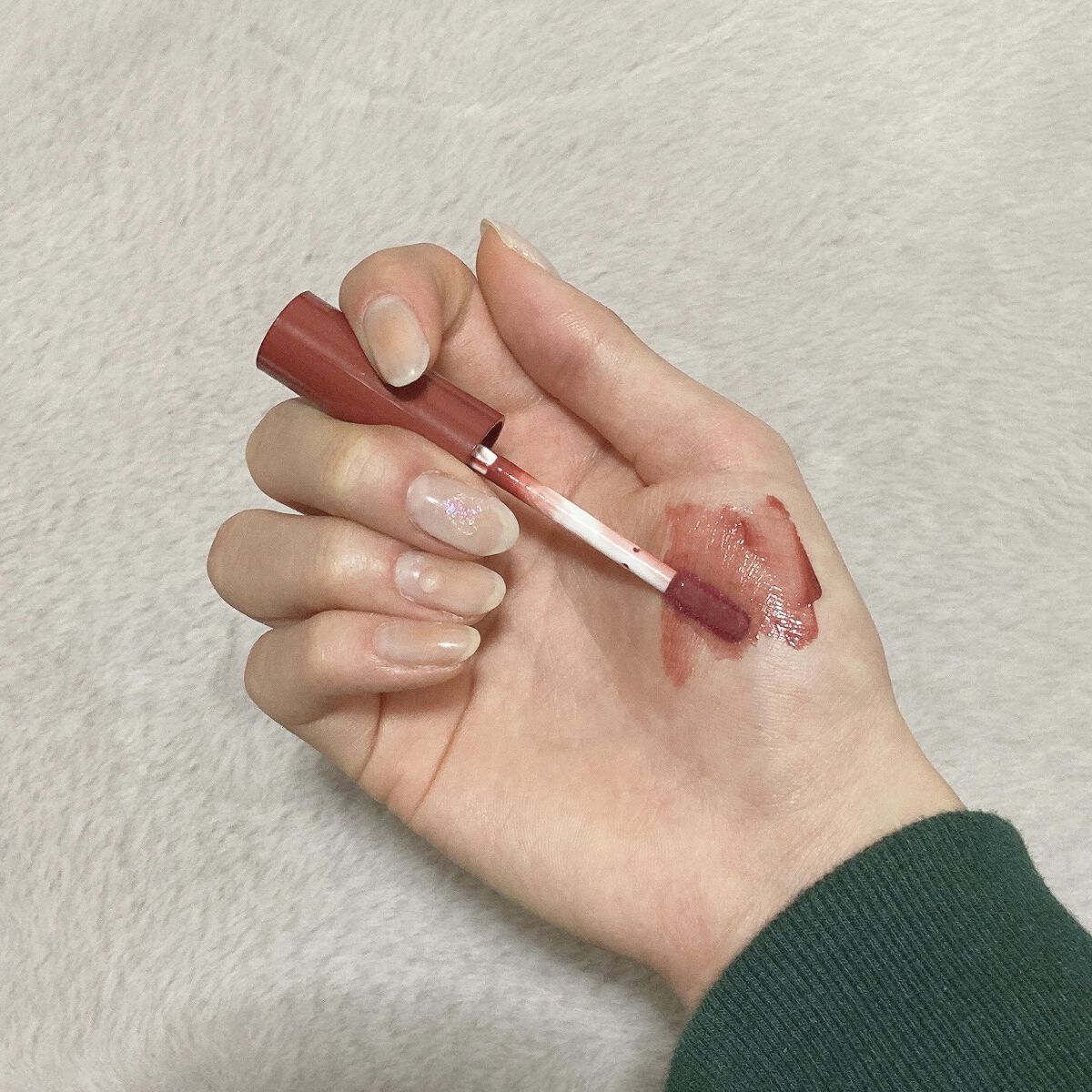 ウォータリーティントリップ/CEZANNE/リップティントを使ったクチコミ（3枚目）