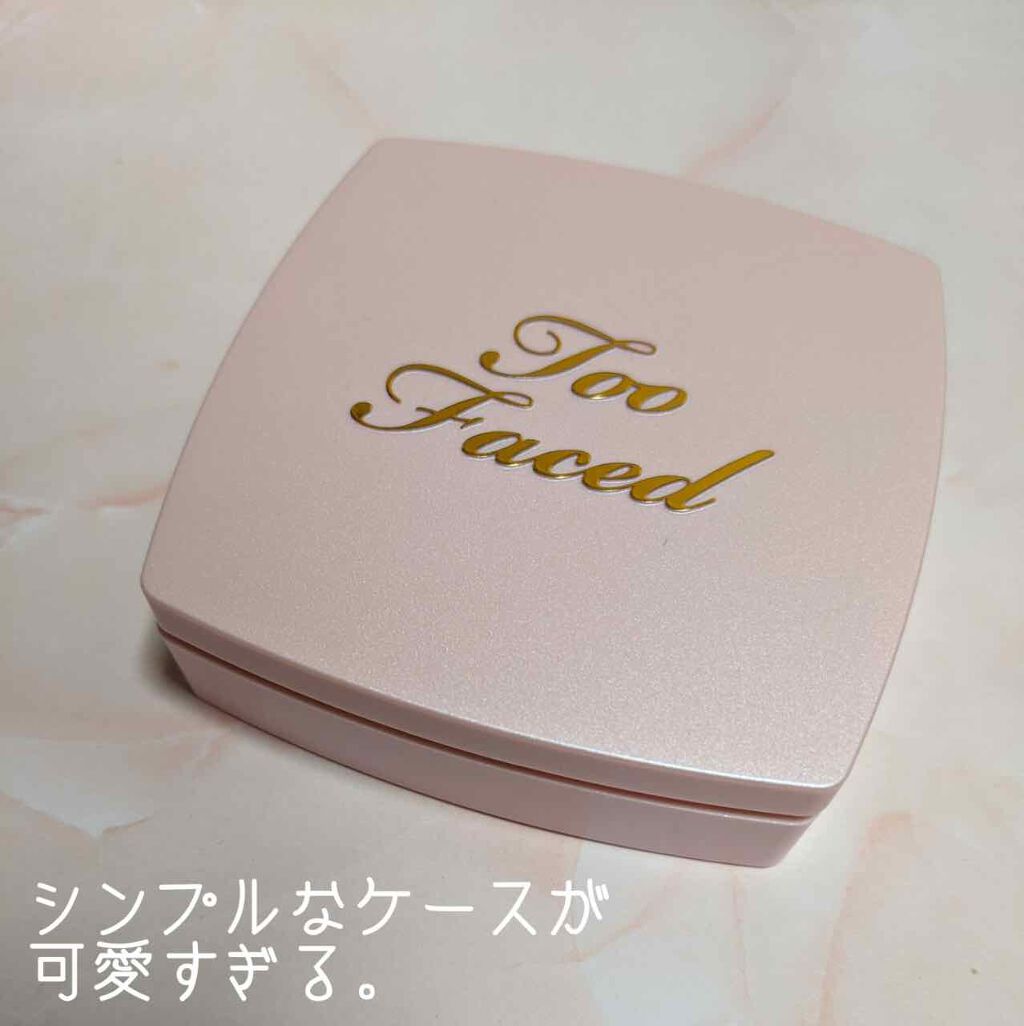プライムド & ポアレス + フェイス パウダー/Too Faced/プレストパウダーを使ったクチコミ(3枚目)
