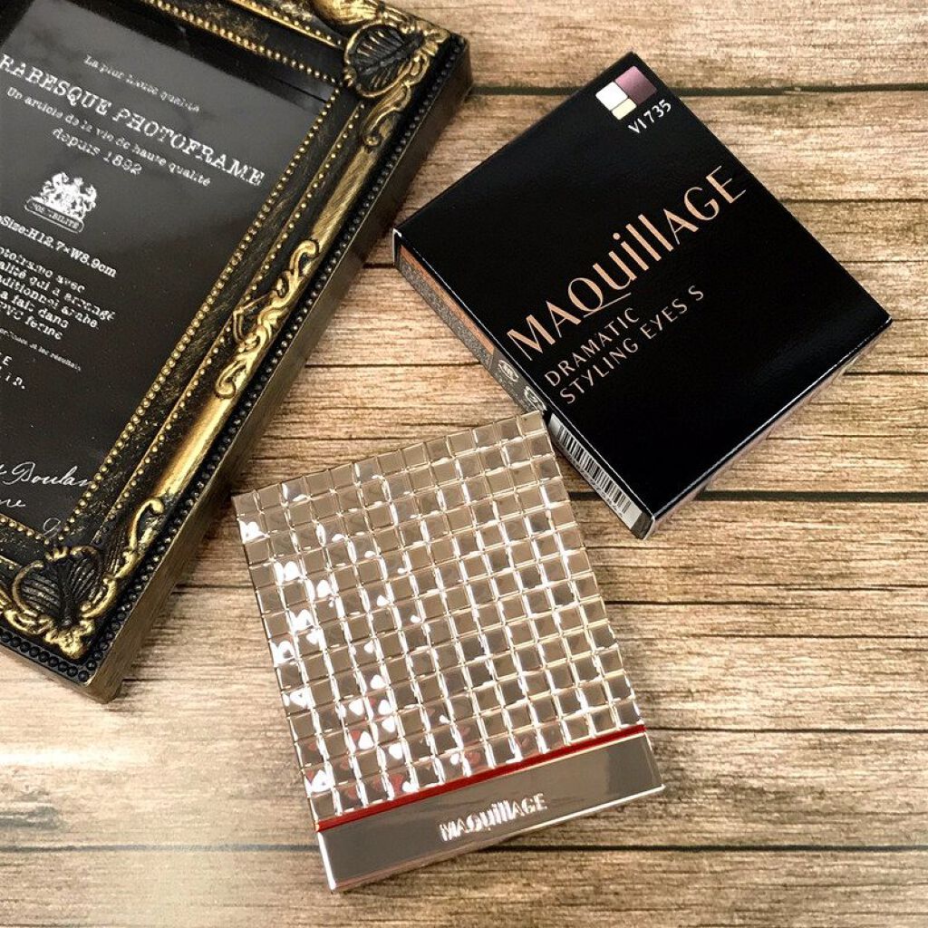 ドラマティックスタイリングアイズＳ VI735 ソイラベンダーティー/マキアージュ/アイシャドウパレットを使ったクチコミ（2枚目）