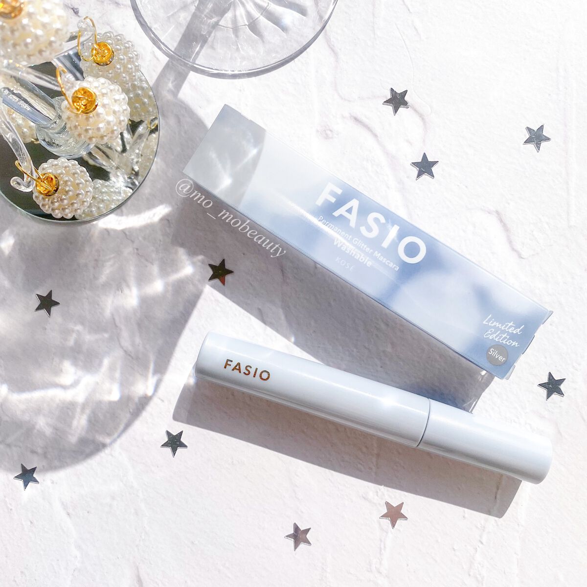 パーマネントグリッター マスカラ 102 シルバー/FASIO/マスカラを使ったクチコミ（1枚目）