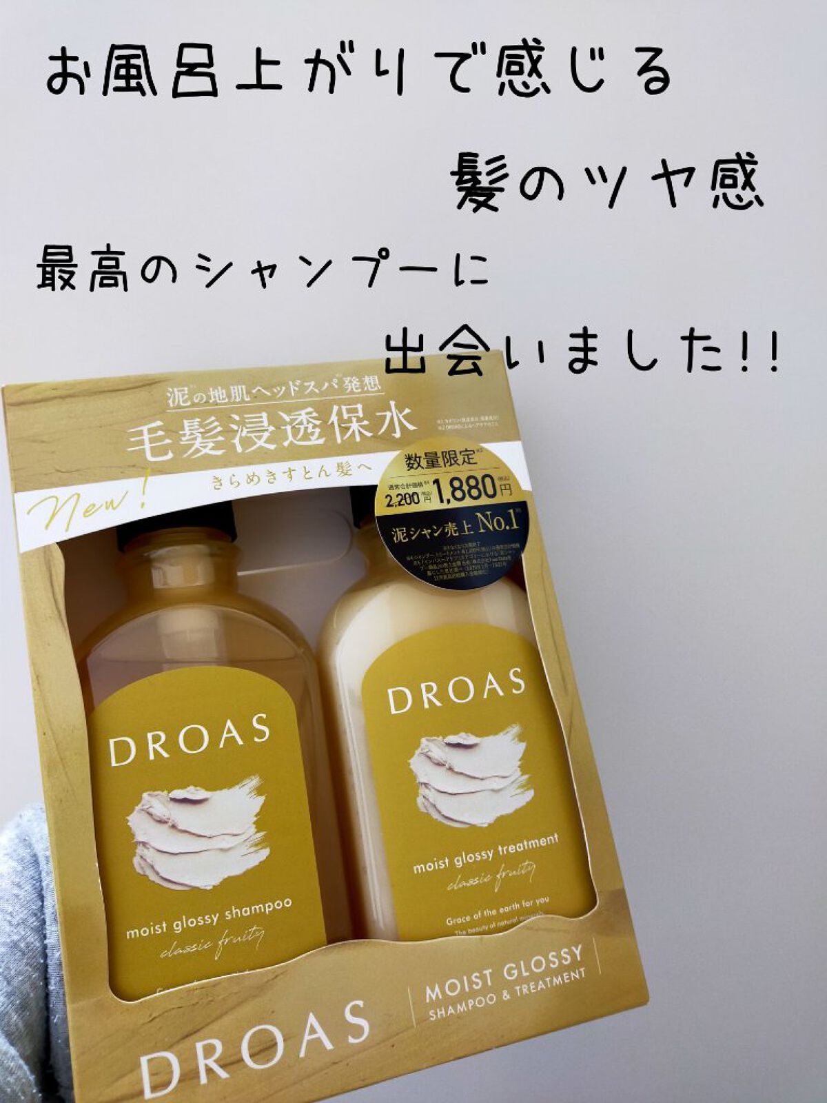 グロッシートリートメント/DROAS/シャンプー・コンディショナーを使ったクチコミ（1枚目）