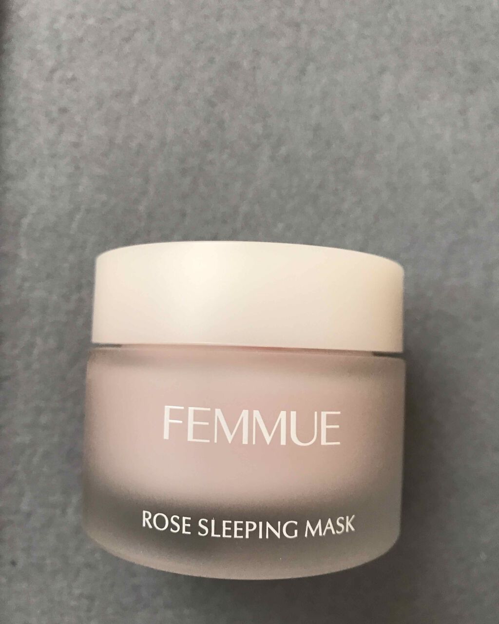 ローズウォーター スリーピングマスク/FEMMUE/フェイスクリームを使ったクチコミ(1枚目)