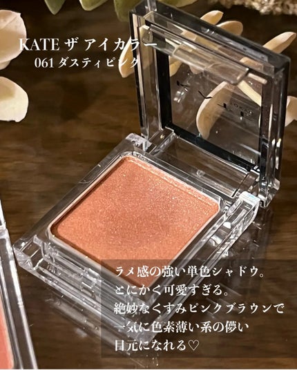 ケイト ザ アイカラー/KATE/単色アイシャドウを使ったクチコミ(4枚目)