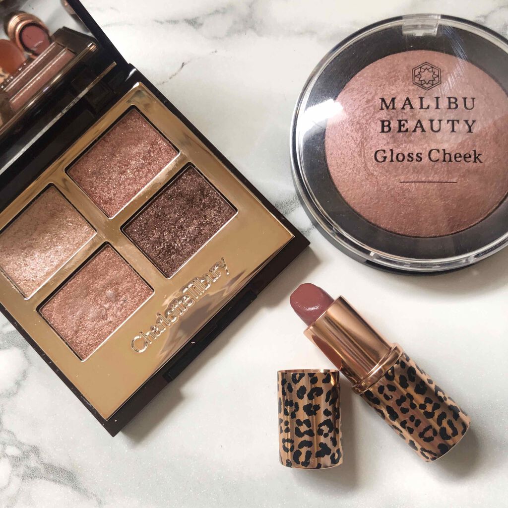 グロスチーク/マリブビューティー/パウダーチークを使ったクチコミ（3枚目）