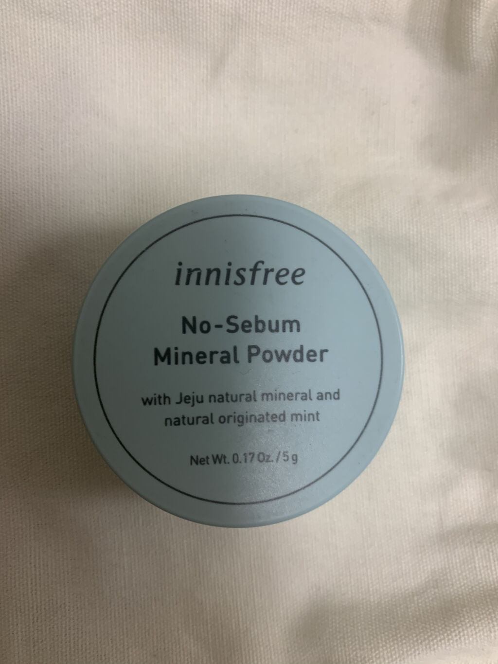 ノーセバム ミネラルパウダー/innisfree/ルースパウダーを使ったクチコミ（1枚目）