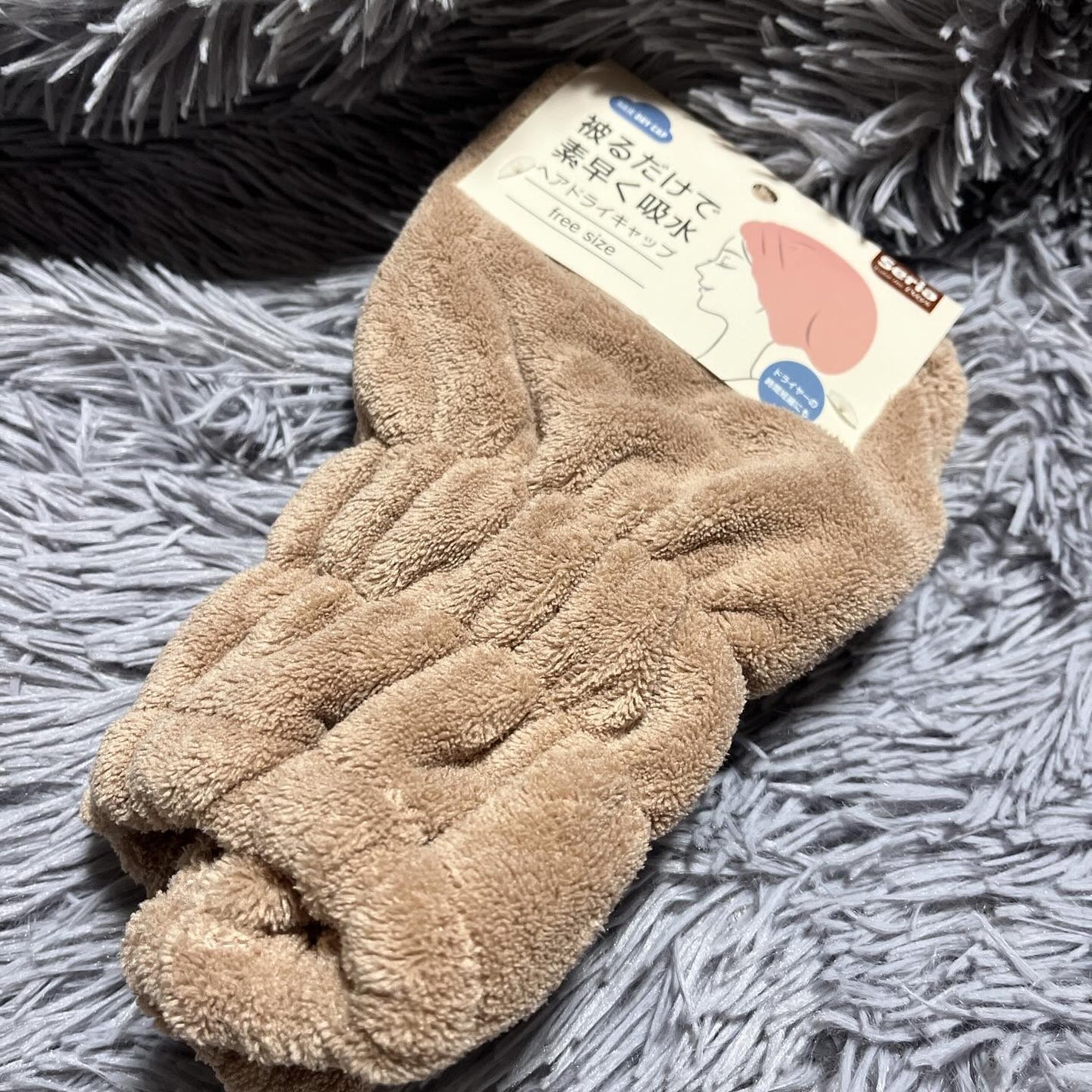 吸水ヘアキャップ/セリア/その他を使ったクチコミ(1枚目)