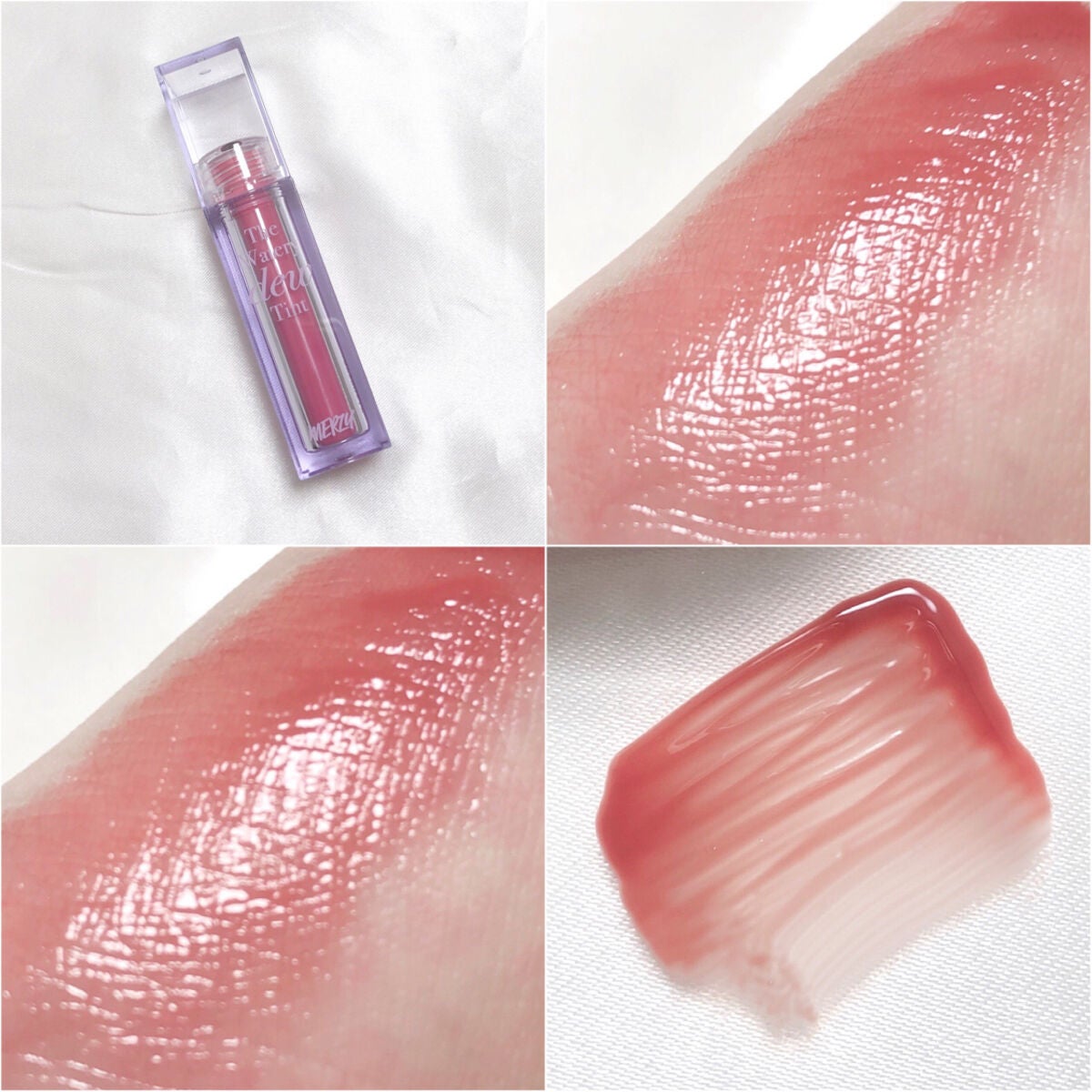 ザ ウォータリーデューティント/MERZY/リップティントを使ったクチコミ(4枚目)