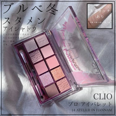 プロ アイ パレット 14 ATELIER IN HANNAM/CLIO/パウダーアイシャドウを使ったクチコミ（1枚目）