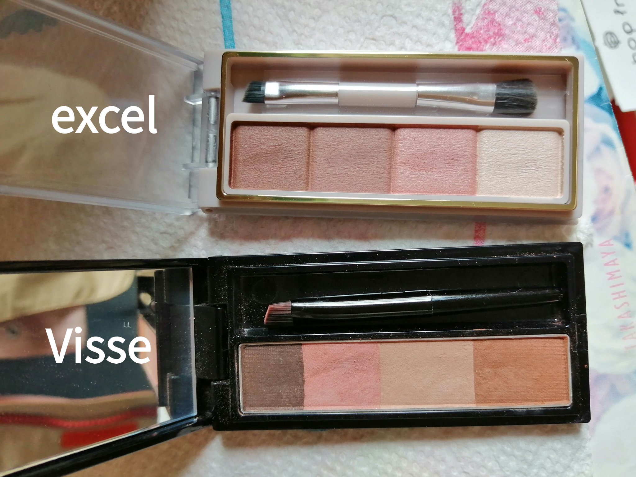 カラーエディットパウダーブロウ EP02 サマーネクター/excel/パウダーアイブロウを使ったクチコミ（3枚目）