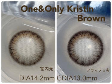 One & Only Kristin/Hapa kristin/カラーコンタクトレンズを使ったクチコミ（2枚目）