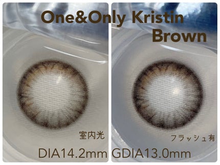 One & Only Kristin/Hapa kristin/カラーコンタクトレンズを使ったクチコミ(2枚目)