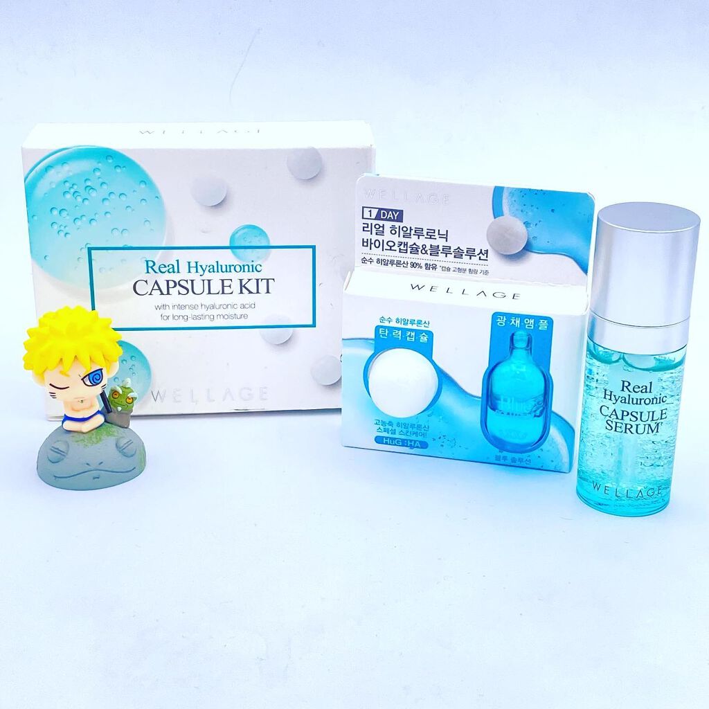 リアルヒアルロニック ブルーワンデーキット 旧版/Wellage/美容液を使ったクチコミ（1枚目）