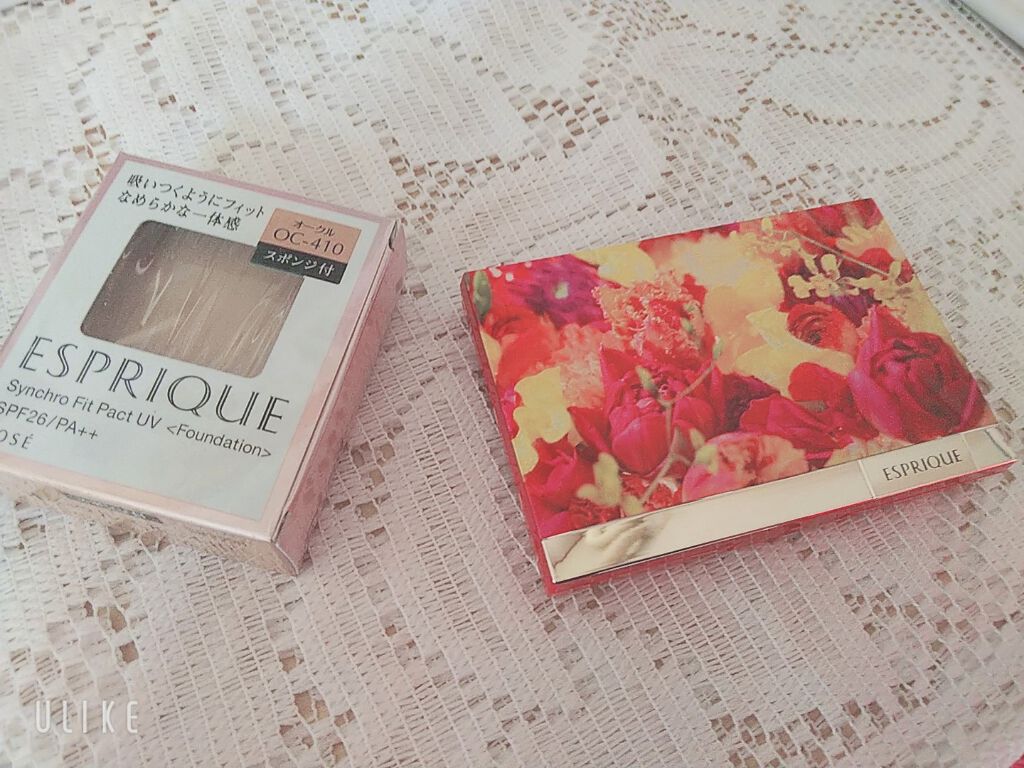 シンクロフィットパクトUV 限定キット2/ESPRIQUE/パウダーファンデーションを使ったクチコミ（2枚目）