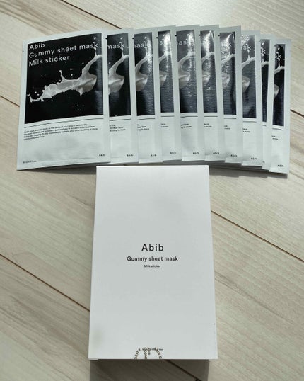ガムシートマスク コラーゲン※10ミルク※11ステッカー/Abib /シートマスク・パックを使ったクチコミ(2枚目)