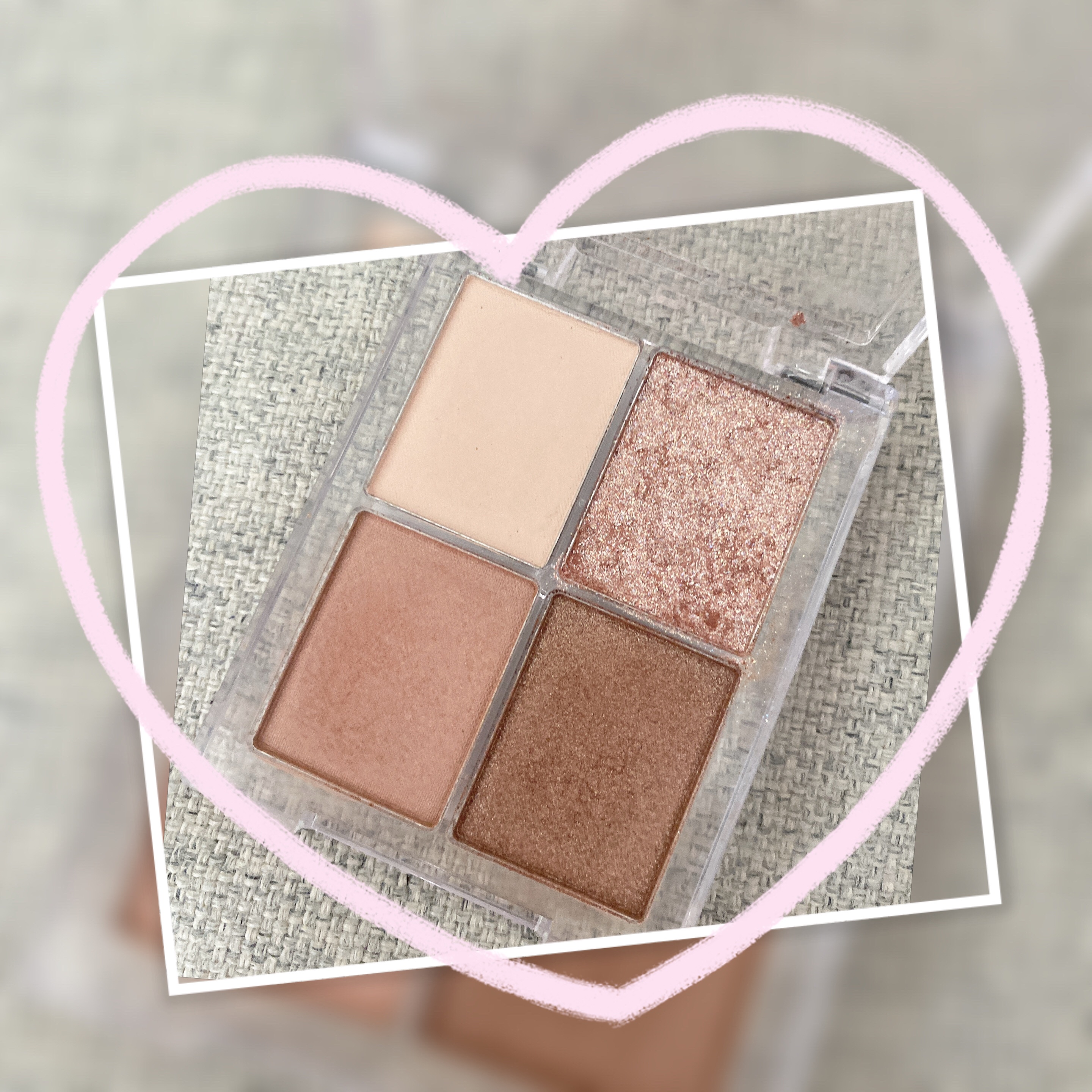 4色アイシャドウパレット/aZTK/アイシャドウパレットを使ったクチコミ（1枚目）