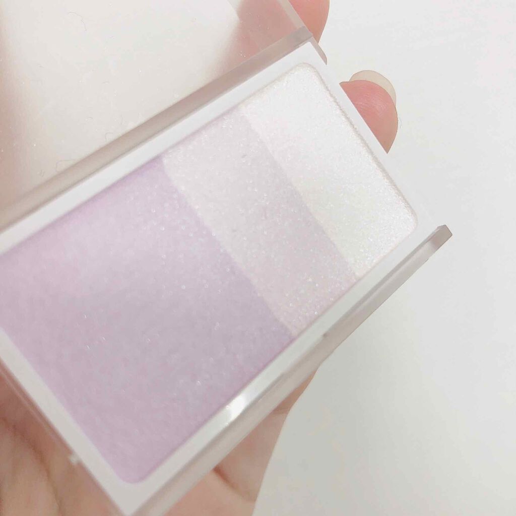 ハイライトカラー・ラベンダー ラベンダー/無印良品/パウダーハイライトを使ったクチコミ（3枚目）