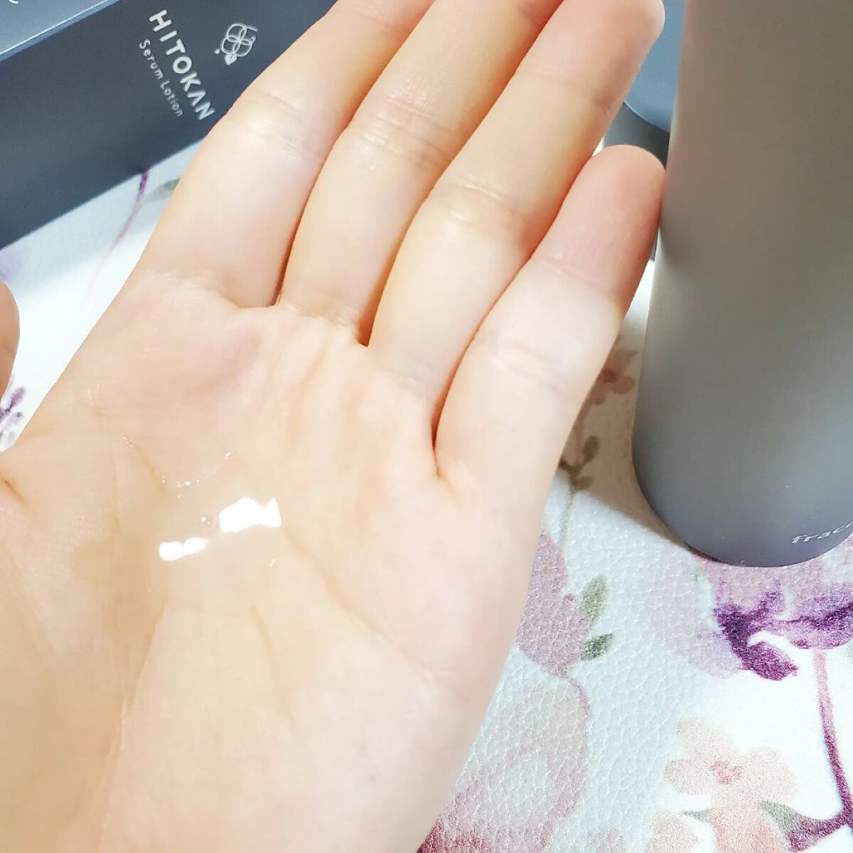 HITOKAN セラムローション/fracora/化粧水を使ったクチコミ（3枚目）