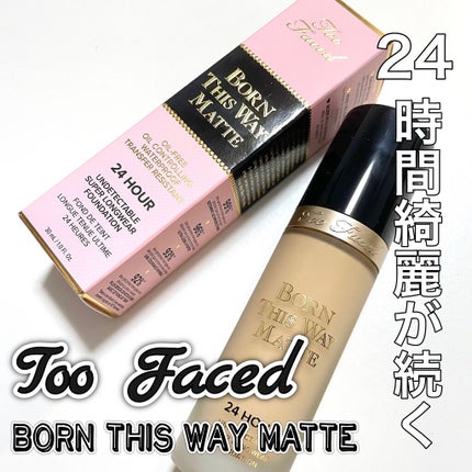 ボーン ディス ウェイ アンディテクタブル 24H マット ファンデーション/Too Faced/リキッドファンデーションを使ったクチコミ(1枚目)