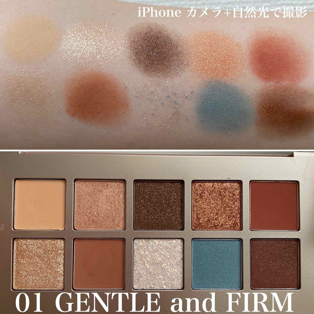 ニューデップスアイシャドウパレット 01 ジェントル･アンド･ファーム/hince/アイシャドウパレットを使ったクチコミ（3枚目）