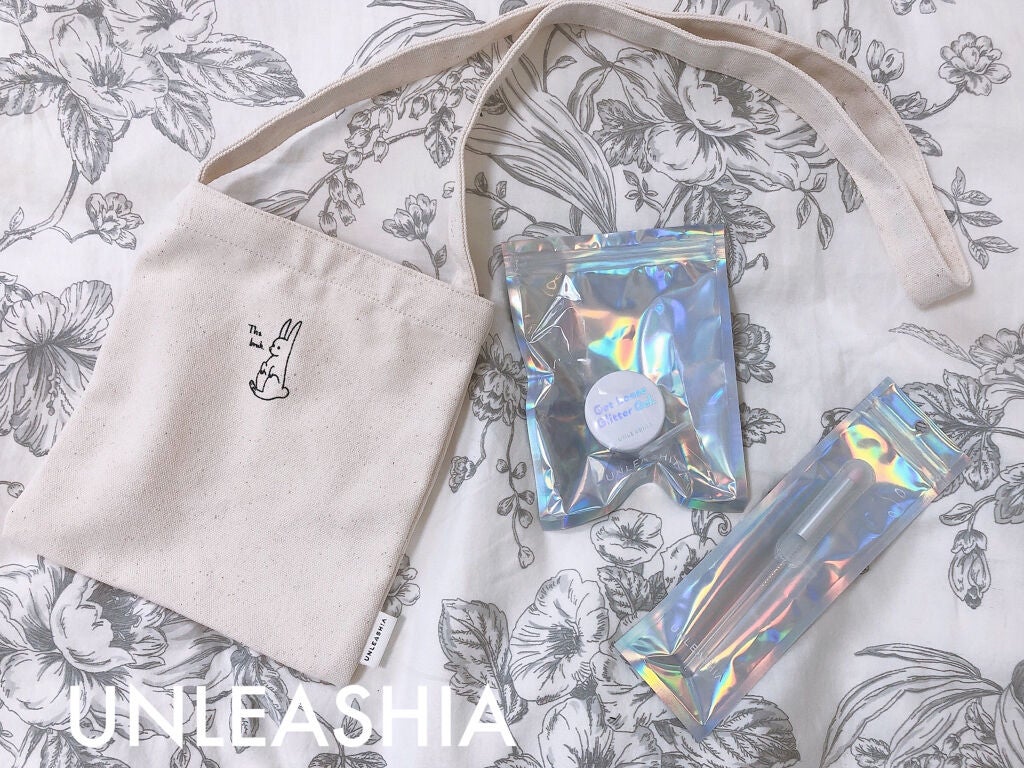 ゲットルーズグリッタージェル/unleashia/グリッターを使ったクチコミ(7枚目)