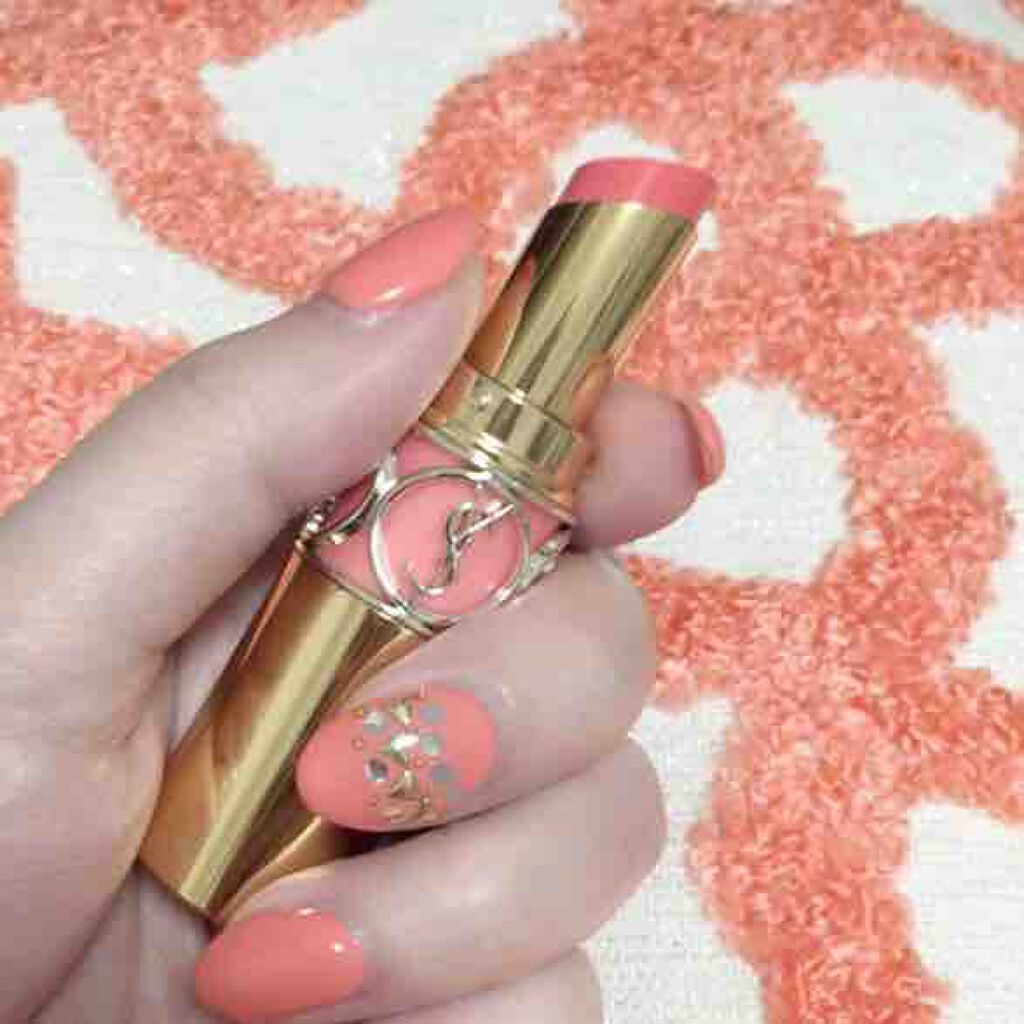 ルージュ ヴォリュプテ シャイン/YVES SAINT LAURENT BEAUTE/口紅を使ったクチコミ(1枚目)