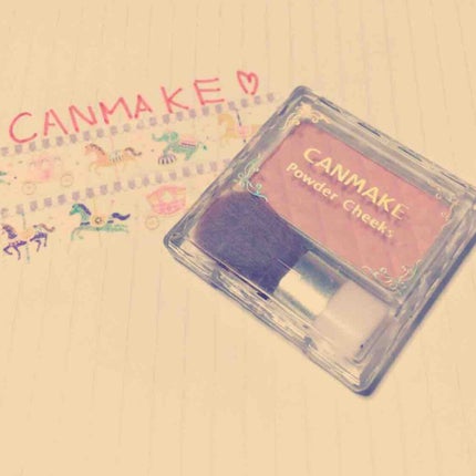 【旧品】パウダーチークス/キャンメイク/パウダーチークを使ったクチコミ(1枚目)