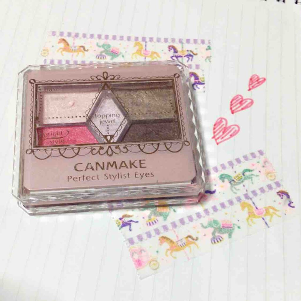 【旧品】パーフェクトスタイリストアイズ/キャンメイク/アイシャドウパレットを使ったクチコミ(1枚目)