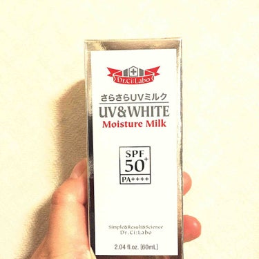 ドクターシーラボ UV＆WHITEモイスチャーミルク50+(旧)のクチコミ「ドクターシーラボ モイスチャーミルクです🙃🌟🙃
日焼け止めとして使えるのですが、保湿効果が高い.....」（1枚目）