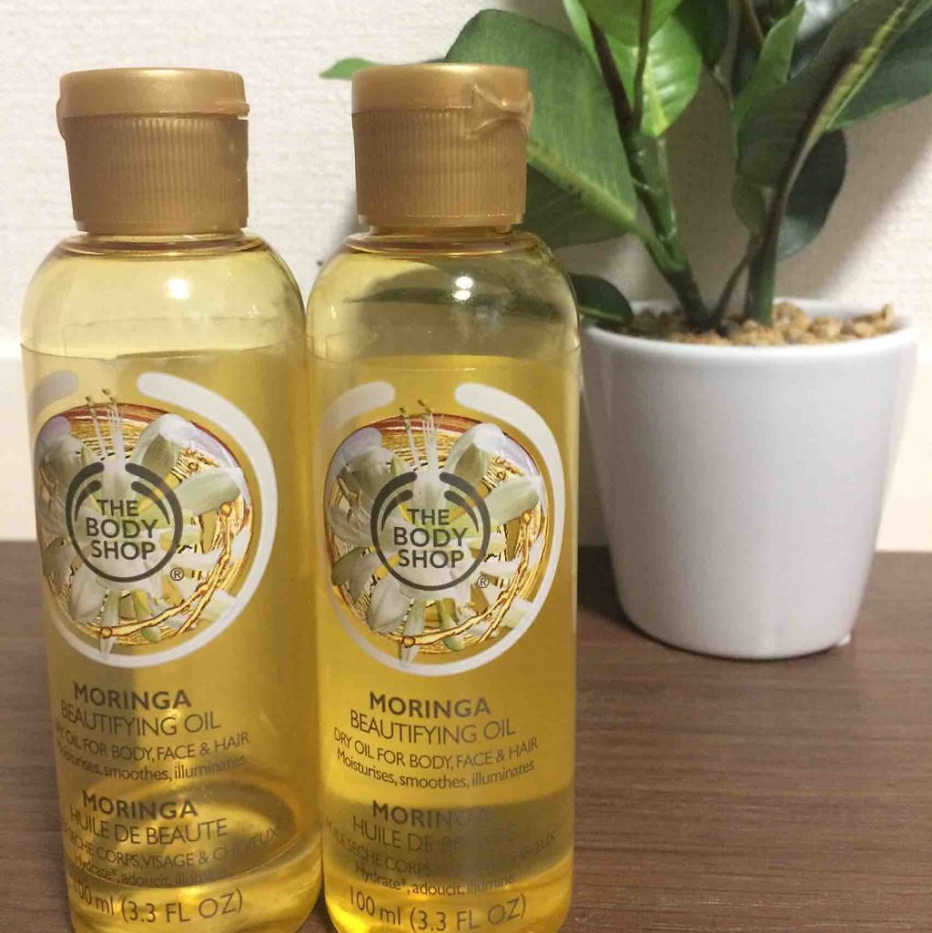 らいらいのクチコミ「THE BODY SHOP
ビューティファイングオイル
モリンガの香り

華やかなお花の香りに.....」（1枚目）